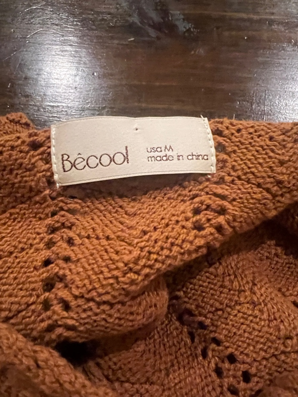 Becool Crochet Vest - Picture 4 of 4